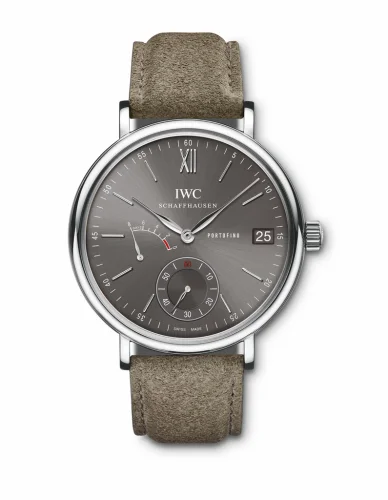 IWC Portofino Hand-Wound Eight Days Stainless Steel / Ardoise IW5101-15 (IW510115)